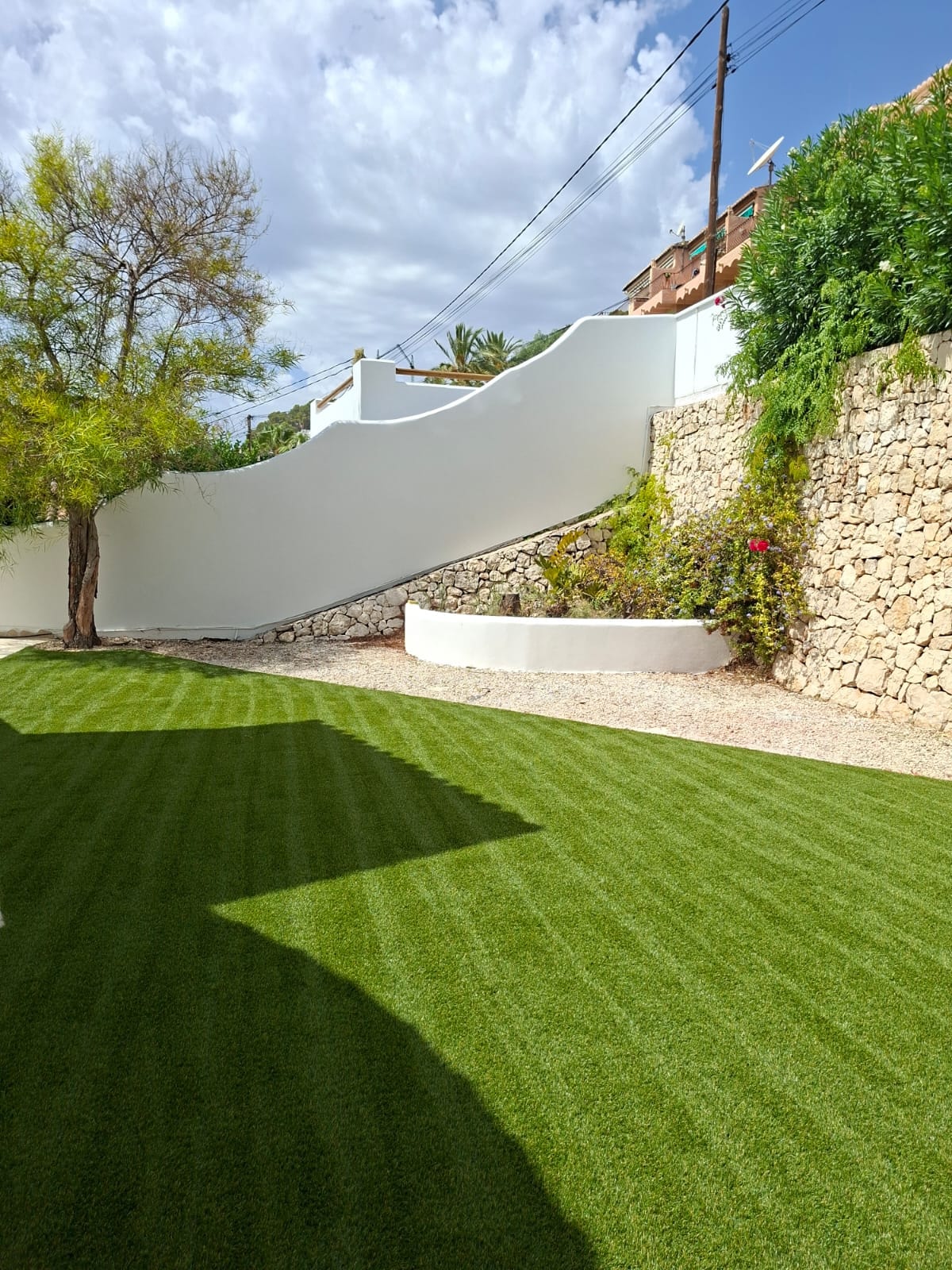 Artificial grass balcony apartment Spain