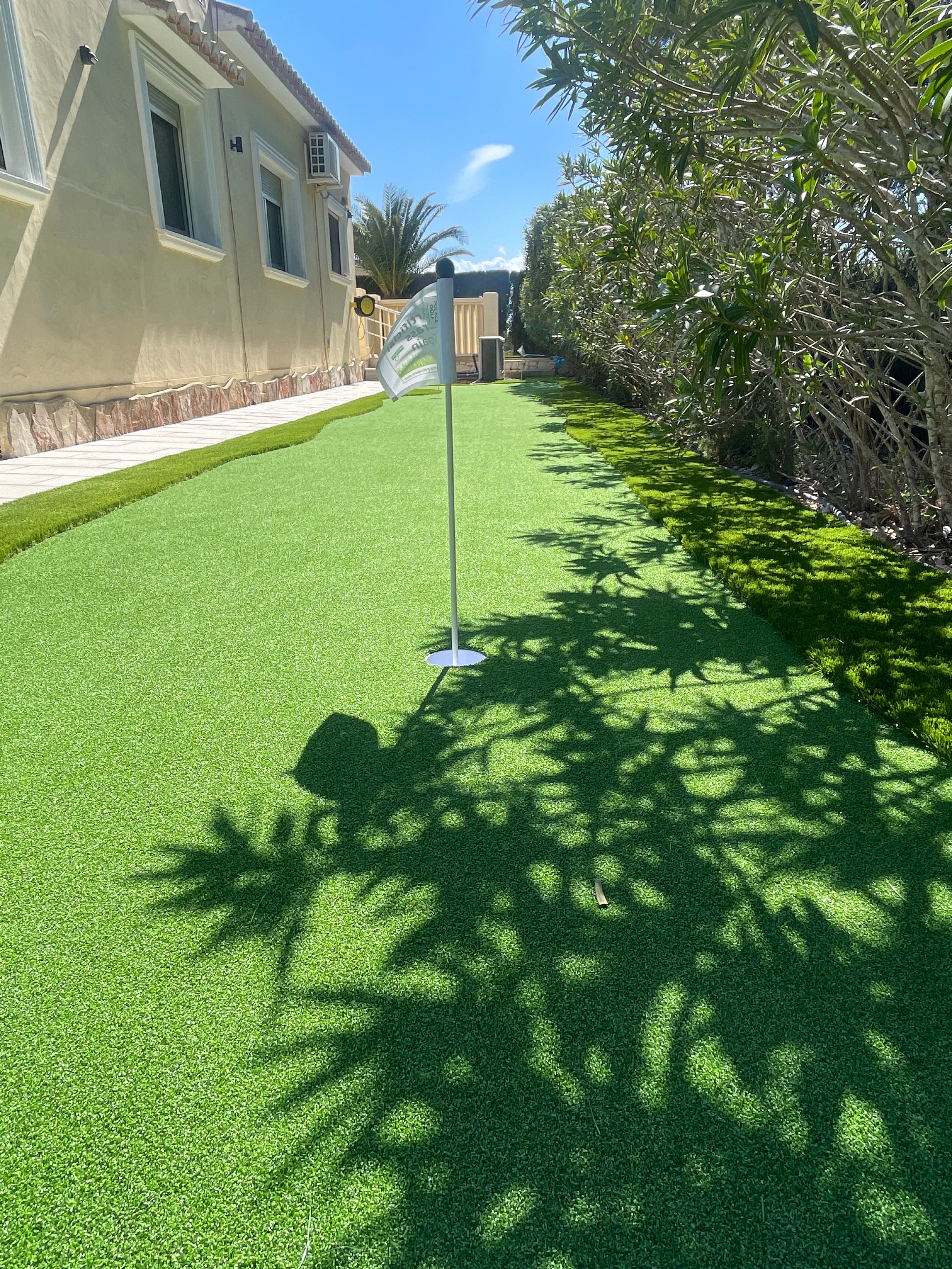 Home golf area with artificial grass Costa Blanca