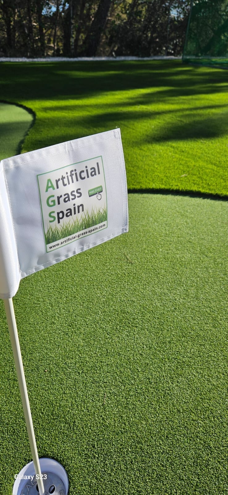 Artificial grass putting green installation Costa Blanca